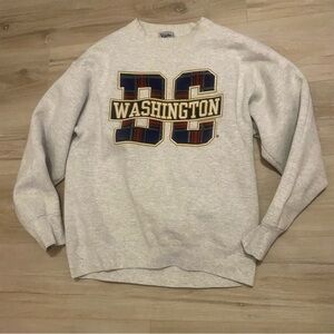 ✨Sale✨ Vintage Grandpacore Gray Washington DC Sweater XL